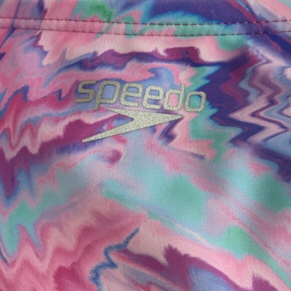 Speedo Girl's Sporty 2 Piece Swimsuit - NWT - Picture 3 of 5